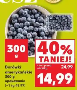 Kaufland Borówki amerykańskie 300 g opakowanie oferta