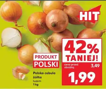 Kaufland Polska cebula żółta luzem 1 kg oferta