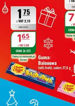 Eurocash Guma: Balonowa tutti frutti, colors oferta