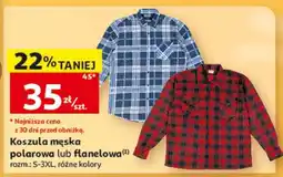 Auchan Koszula męska polarowa lub flanelowa oferta