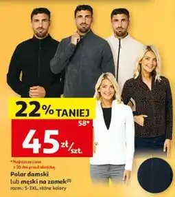 Auchan Polar damski lub męski na zamek oferta