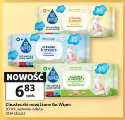 Auchan Chusteczki nawilżane Go Wipes oferta