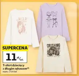 Auchan T-shirt dziecięcy z długim rękawem oferta