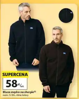 Auchan Bluza męska na sherpje oferta