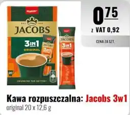 Eurocash Kawa rozpuszczalna: Jacobs 3w1 original oferta