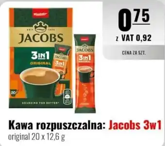 Kawa rozpuszczalna: Jacobs 3w1 original