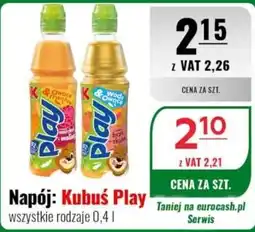 Eurocash Napój: Kubaś Play oferta