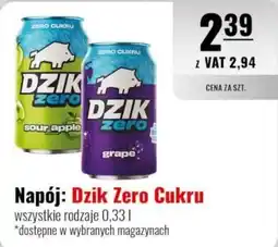 Eurocash Napój: Dzik Zero Cukru oferta