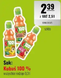 Eurocash Sok: Kubuś 100 % oferta