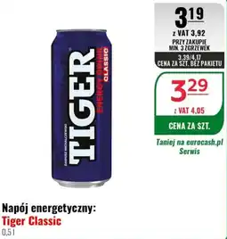 Eurocash Napój energetyczny: Tiger Classic oferta