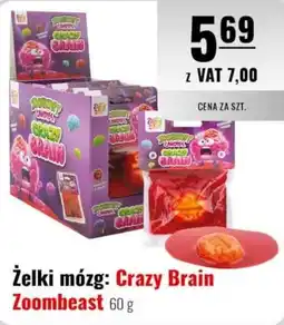 Eurocash Żelki mózg: Crazy Brain Zoombeast oferta