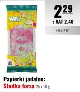Eurocash Papierki jadalne: Słodka forsa oferta