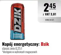 Eurocash Napój energetyczny: Dzik classic zero oferta
