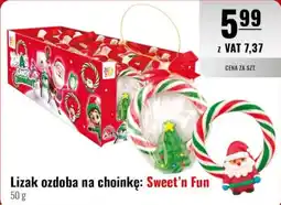 Eurocash Lizak ozdoba na choinkę: Sweet'n Fun oferta