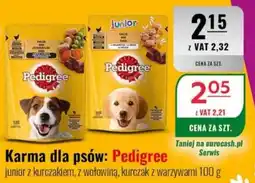 Eurocash Karma dla psów: Pedigree junior z kurczakiem, z wołowiną, kurczak z warzywami oferta