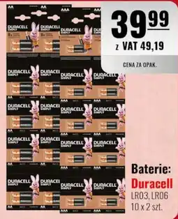 Eurocash Baterie: Duracell oferta