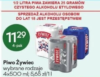 Groszek Piwo Żywiec 4x500ml oferta