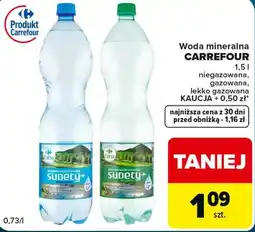 Globi Woda mineralna CARREFOUR oferta