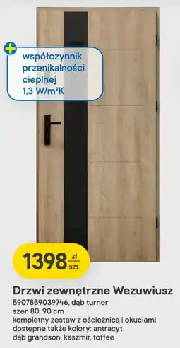 Castorama Drzwi zewnętrzne Wezuwiusz oferta