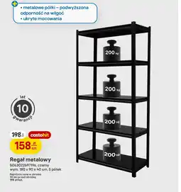 Castorama Regał metalowy castohit oferta