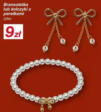 Bransoletka lub kolczyki z perłami