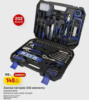 Castorama Zestaw narzędzi 202 elementy oferta