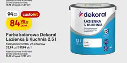 Castorama Farba kolorowa Dekoral Łazienka & Kuchnia oferta