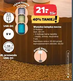 Netto Wysoka lampka nocna oferta