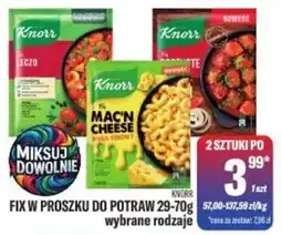 TomiMarkt Knorr Fix w proszku do potraw oferta
