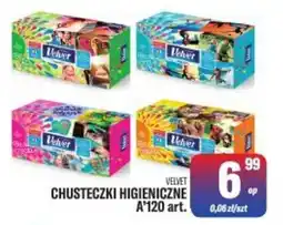TomiMarkt Chusteczki higieniczne Velvet oferta