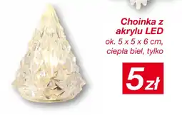 KiK Choinka z akrylu LED oferta