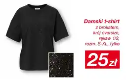 KiK Damski t-shirt z brokatem oferta