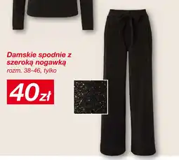 KiK Damskie spodnie z szeroką nogawką oferta