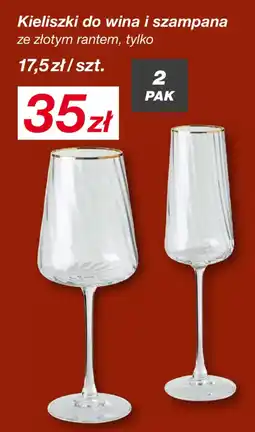 KiK Kieliszki do wina i szampana oferta