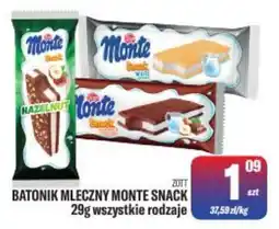 TomiMarkt Batonik Mleczny Monte Snack oferta