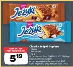 Netto Ciastka Jeżyki Gopiana oferta