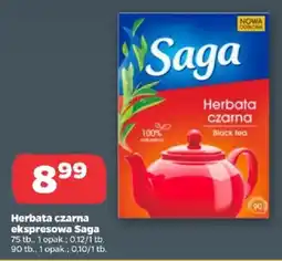 Netto Herbata czarna ekspresowa Saga oferta