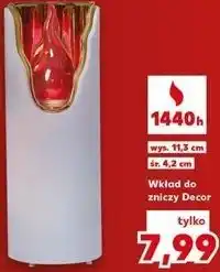Kaufland Wkład do zniczy Decor oferta