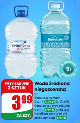 Dino Woda źródlana niegazowana Primavera, Ustronianka oferta