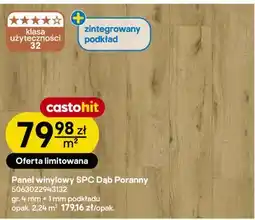 Castorama Panel winylowy SPC Dąb Poranny oferta