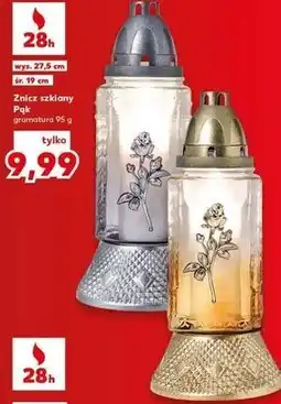 Kaufland Znicz szklany Pąk oferta