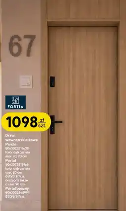 Castorama Drzwi wewnątrzklatkowe Parole FORTIA, dąb barista oferta