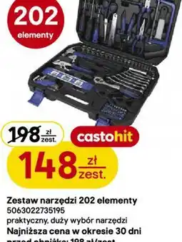 Castorama Zestaw narzędzi 202 elementy oferta