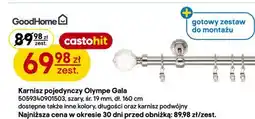 Castorama Karnisz pojedynczy Olympe Gala GoodHome oferta