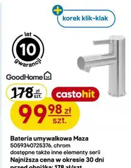 Castorama Bateria umywalkowa Maza GoodHome oferta