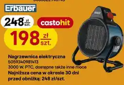 Castorama Nagrzewnica elektryczna Erbauer 3000 W oferta