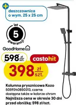 Castorama Kolumna prysznicowa Kozo GoodHome oferta