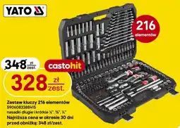Castorama Zestaw kluczy 216 elementów YATO oferta