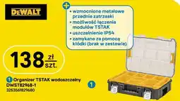 Castorama Organizer TSTAK wodoszczelny DWST82968-1 DeWALT oferta