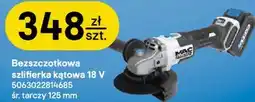 Castorama Bezszczotkowa szlifierka kątowa Mac Allister 18 V oferta